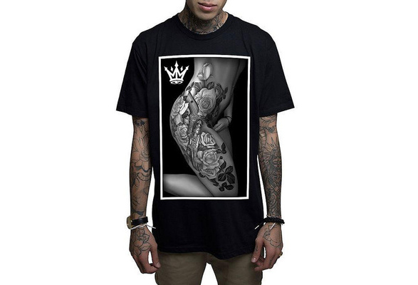 Mafioso Men's Body Art T Shirt Tattoo Mafia Gangster Clothing