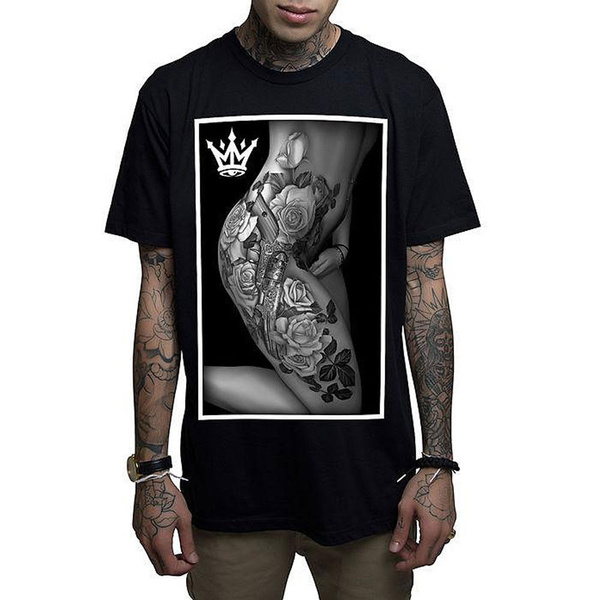 Mafioso Men's Body Art T Shirt Tattoo Mafia Gangster Clothing