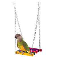 parrot swing toy