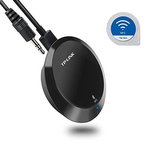 Tp Link Nfc Enabled Bluetooth 4 1 Receiver Wireless Audio Adapter Streaming Music From Echo Smart Phone Tablet Pc To Home Car Stereo Sound System Ha100 Wish