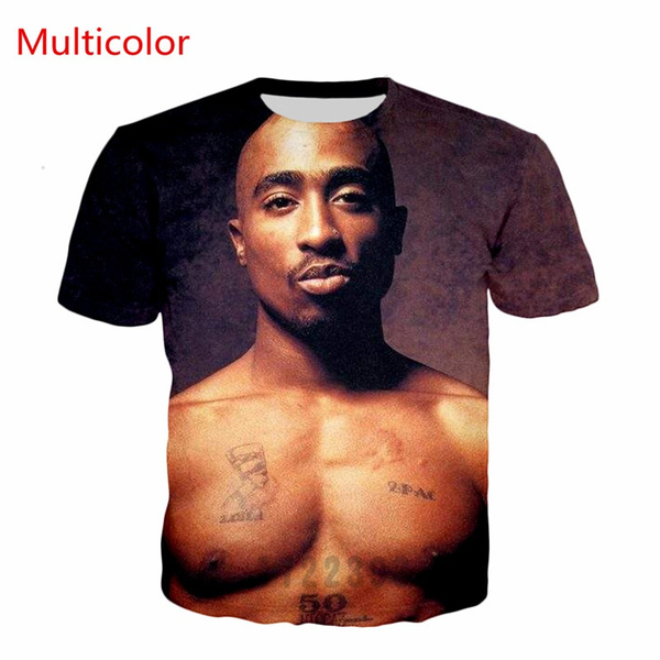 shirts Tupac Print Unisex T-shirt 