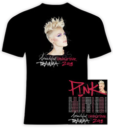 pink, Beautiful, Cotton T Shirt, concerttour