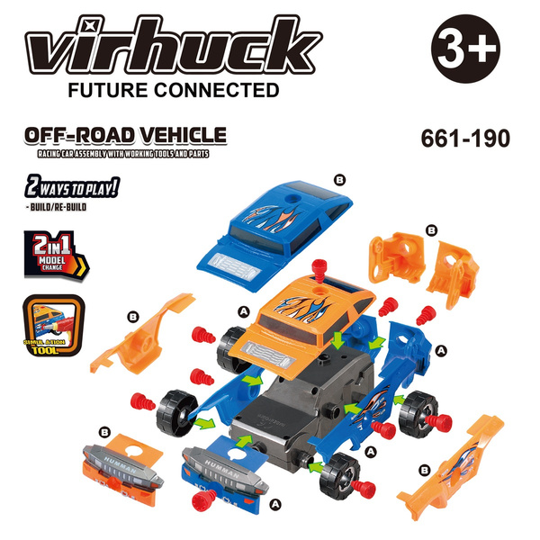 build your own vehicle toy