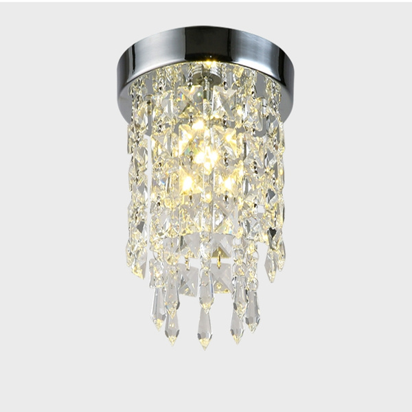 Modern Chrome Gold Res Led Crystal Chandelier Lamp Mini Lighting Fixture Pendant Ceiling Ac110 260v Wish Gold Res Led Crystal Chandelier, Mini Gold Crystal Chandelier
