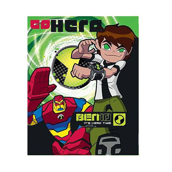 Ben 10 fleece blanket hot sale