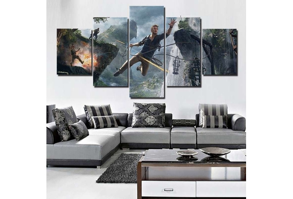 Uncharted 4 A Thiefs End New Game Graphic Print Wall Art - Dualhua