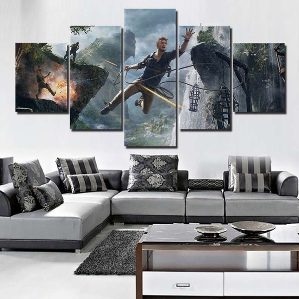 Uncharted 4 A Thiefs End New Game Graphic Print Wall Art - Dualhua