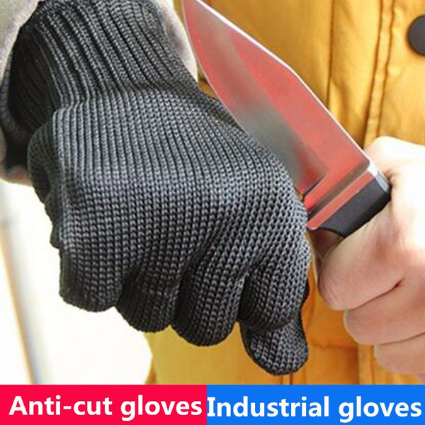 Stainless Steel Work Gloves Cut Resistant Wire Metal Mesh Anti Cut Safety  Gloves