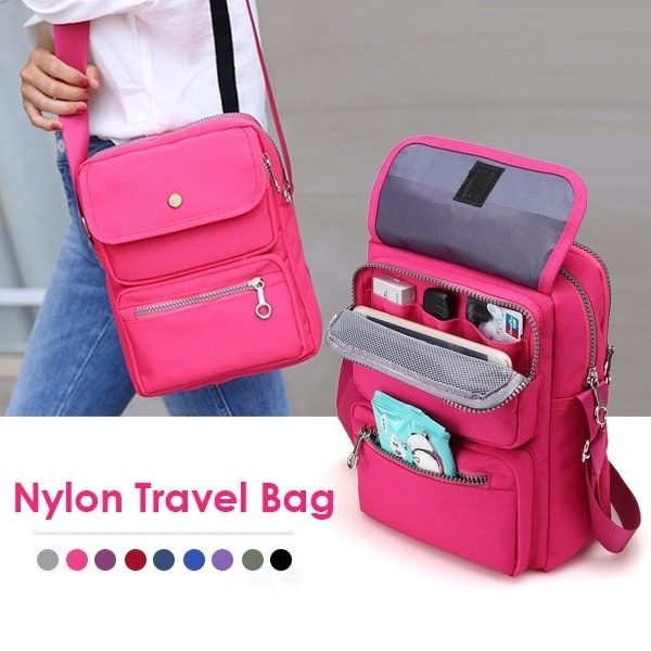 nylon crossbody bolsas for travel