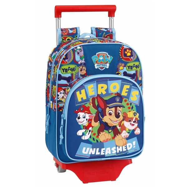 Sac roulettes Pat Patrouille Heroes 34 CM maternelle Haut de