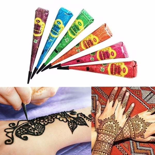 Body Painting Henna Tattoo Paste Cream for Party Wedding Art