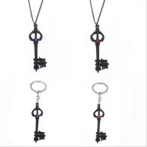 Retro Kingdom Hearts Anime Oblivion Keyblade Pendant Necklace Chain Jewelry  for Men Women | Lazada PH