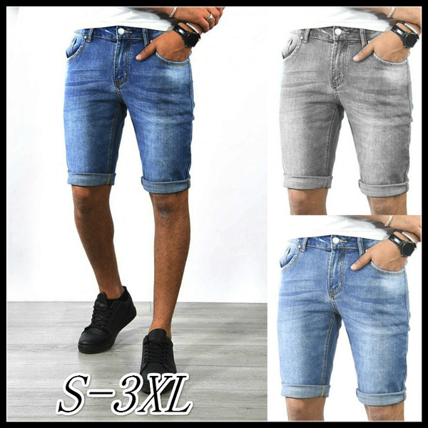 Buy U.S. POLO ASSN. Men Blue Comfort Slim Fit Denim Shorts Online
