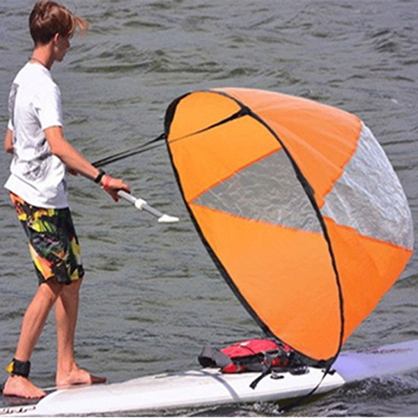 42" Foldable Kayak Boat Wind Sail Sup Paddle Board Sailing Windpaddle Sailboat