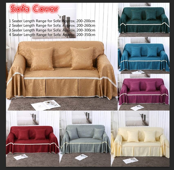 Sofa cover one discount seater