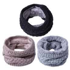 Fashion Winter Warm Scarf Knitted Collar Scarf Comfortable for Man Women
