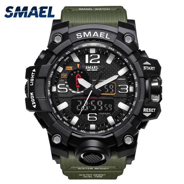 SMAEL Waterproof Multi Color Military Watches Army Men's