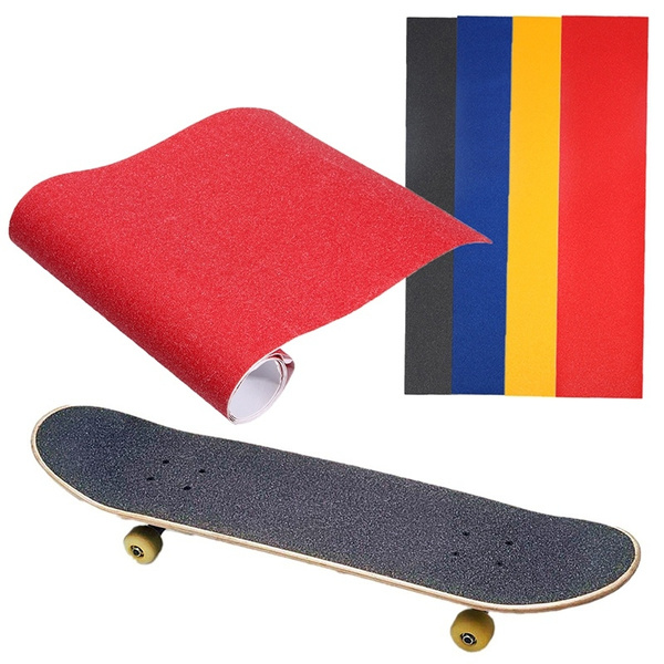 Professional Skateboard Deck Sandpaper Grip Tape Sheet Skating Board Sticker 
