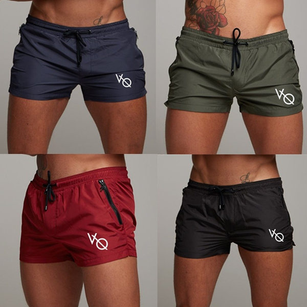 2018 Summer Men Fitness Shorts Sports Running Beach Shorts Men's Gym Shorts  Bodybuilding Shorts | Wish