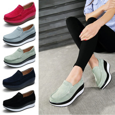 casual shoes, womenshighheel, Slip-On, Platform Shoes