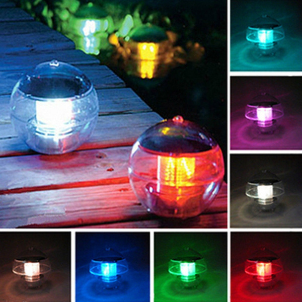 Solar Color Changing Led Floating Light Pond Pool Ball Lamp Outdoor Garden Wish Solar Color Changing Led Floating Light, Outdoor Solar Color Changing Led Floating Lights Ball
