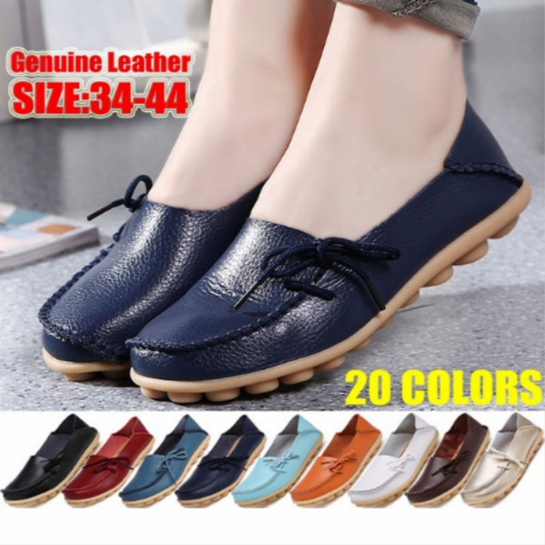 nubuck loafers casual bowknot shoes