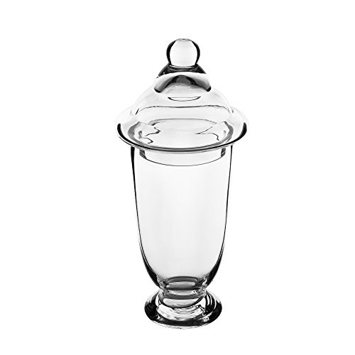 Cys Excel Candy Jar Glass Apothecary Jar Set Of 3 Candy Buffet Jar Glass Jar With Lid 3 Sizes H 10 Open D 5 25 H 14 Open D 3 5 H 13 Open D 4 25 Miami Wish