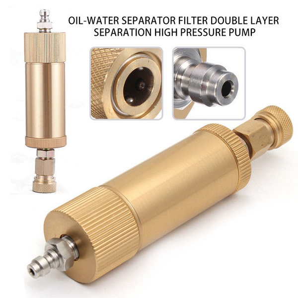 PCP High Pressure Oil-Water Separators 40MPa 8 Female Male Air Filter Compressor 