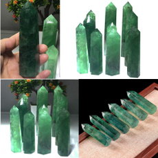 crystalpoint, greenfluorite, wand, healingcrystal