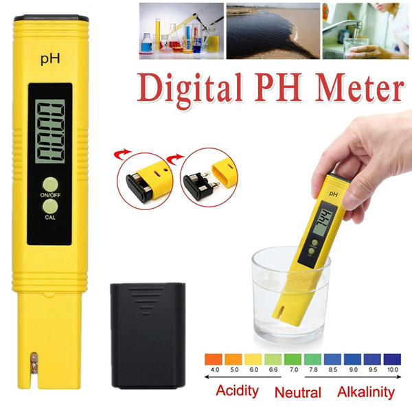 Portable Digital PH Tester Pocket Pen Aquarium Pool Water Monitor Meter Wish