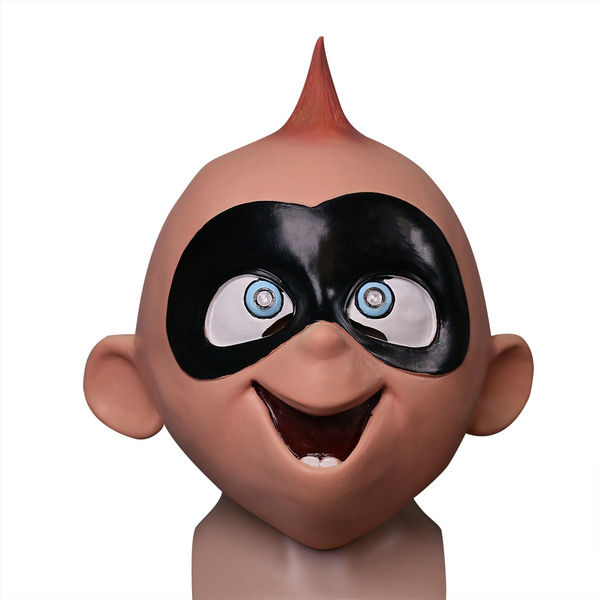 Mascara De Los Increibles 2 Cosplay Baby Jack Jack Mascara De Disfraz Latex Con Luz Led Fiesta De Halloween Prop Wish Mascara De Los Increibles 2 Cosplay Baby Jack Jack Mascara De Disfraz Latex Con Luz Led Fiesta De Halloween Prop Wish