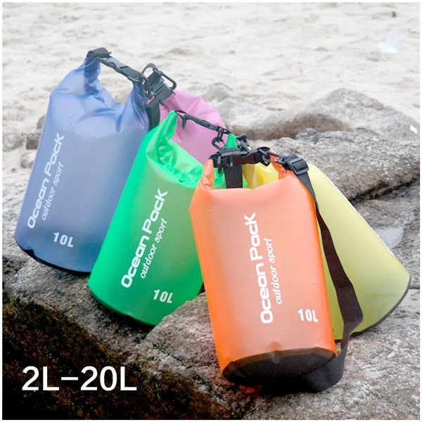 220L Waterproof Moistureproof Storage Dry Bag Foldable PVC Outdoor for