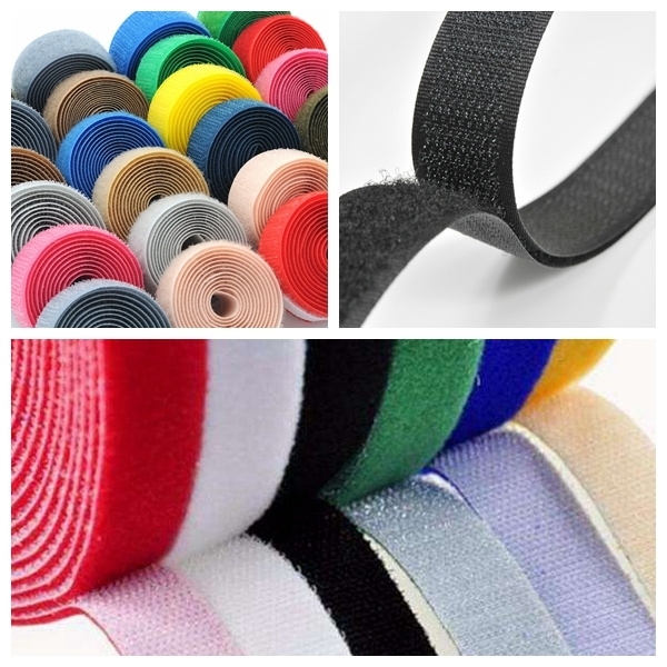 1M*2 Rolls Strong Velcro Hook Loop Tape Fastener Sticky 23 Colors