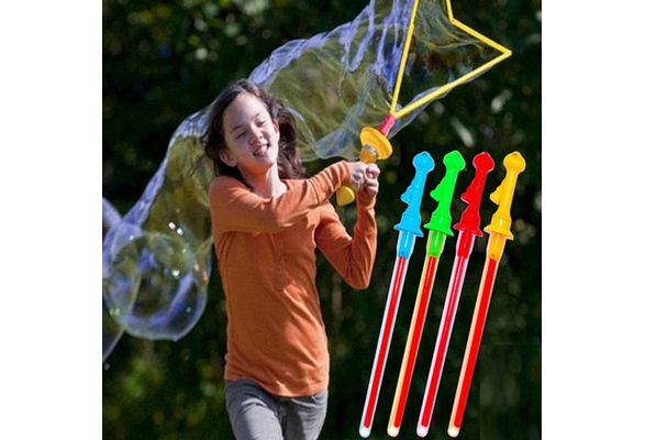 46CM Large Bubble Western Sword Shape Bubble Sticks Kids Soap Bubble Toy Outdoor 