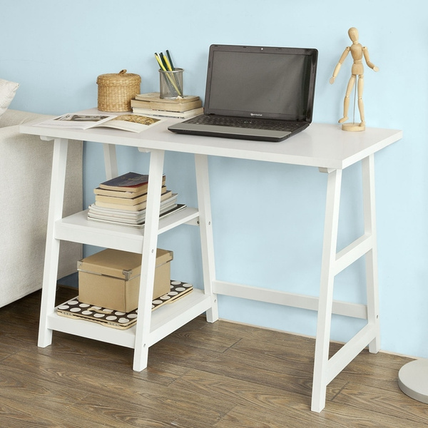 sobuy white desk