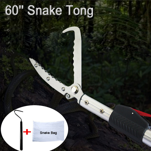 Extandable Snake Hook Reptile Grabber Rattle Snake Catcher