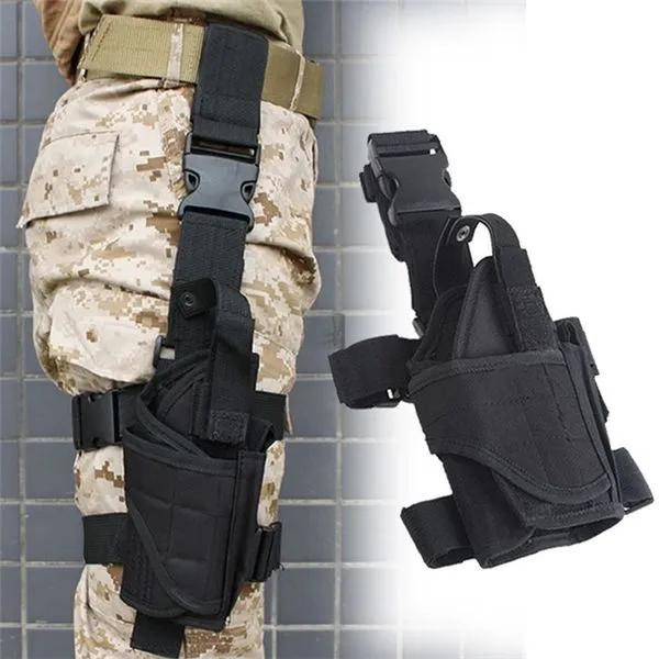 Right Hand Drop Leg Holster Tactical Thigh Gun Holster Adjustable