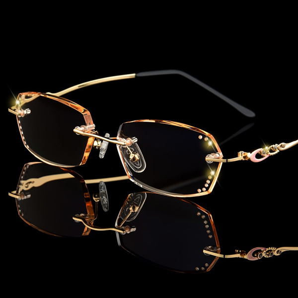 diamond reading glasses