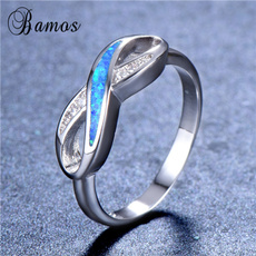 fireopalring, Blues, Fashion, 925 sterling silver