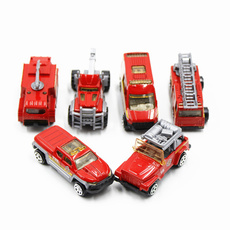 Hot Diecast Mini Alloy  Fireman Ambulance Fire Car Truck Vehicles Model Classic Toy for Children Kid Christmas Gift