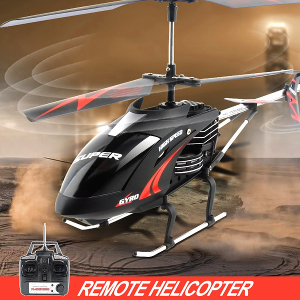 HELIWAY RC Helicopter 3.5CH Super Gyro RC Drone Remote Control Airplane ...