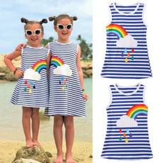 Summer, rainbow, summer dress, sundress