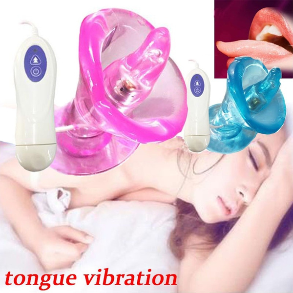 Sex Products Oral For Women Fake Tongue Vibrators Sexy Lips Mouth Licking Sex Toys