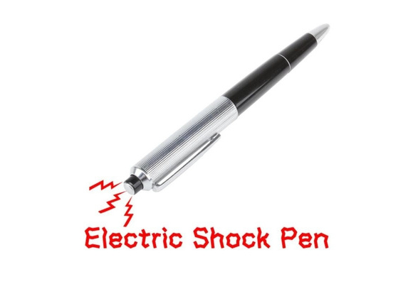 1pc Electric Shock Pen Toy Utility Gadget Gag Joke Funny Prank Trick Novelty Toy 
