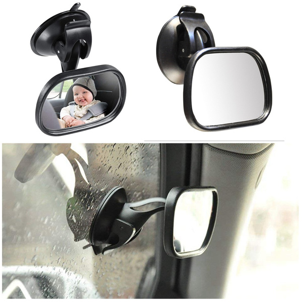 Miroir Auto Bebe Retroviseur De Surveillance Bebe Pour Siege Arriere Miroir De Voiture Avec Ventouse Et Clip Pour Bebe Avec Incassable Securite Surface Convient A Toute Voiture Wish