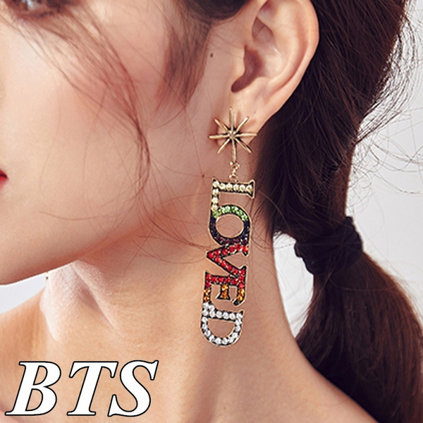 Unbranded Kpop Jungkook Suga Round Circle Earrings Chic Punk India | Ubuy