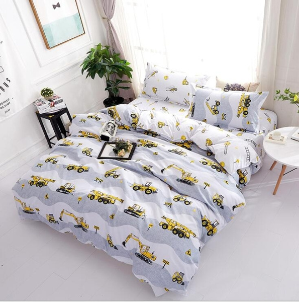 car print bed sheet