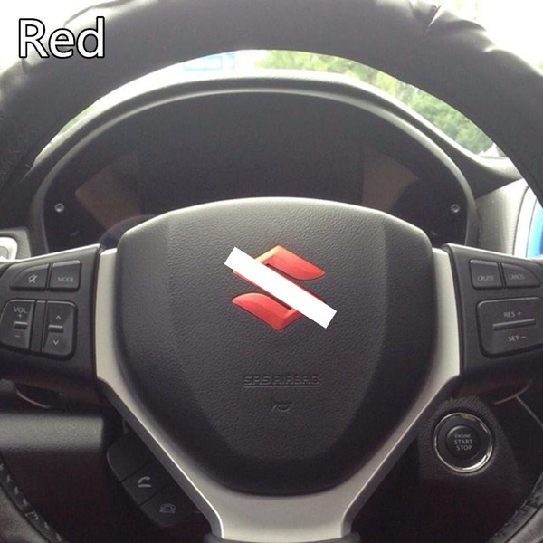 Suzuki logo Swift Ertiga Vitara Ciaz SX4 badge emblem Steering Wheel