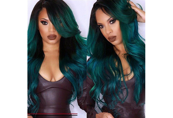 Dreamwave Hair Black/ Green's Code & Price - RblxTrade