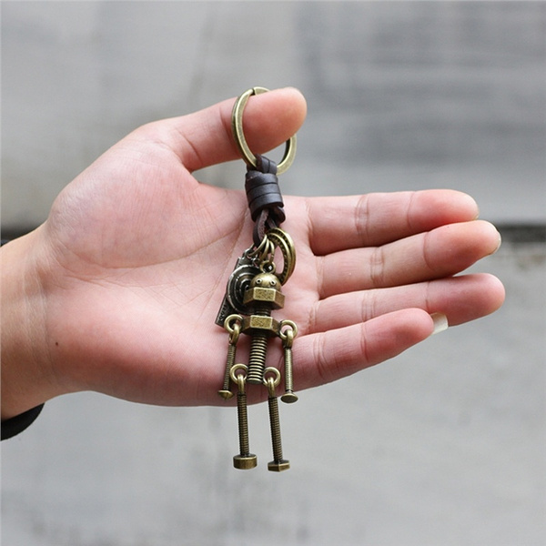 10xMetal Key Holder Split Rings Keyring Keychain Auto Car Keyfob X1H7 